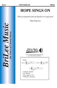 Hope Sings On SSA choral sheet music cover Thumbnail